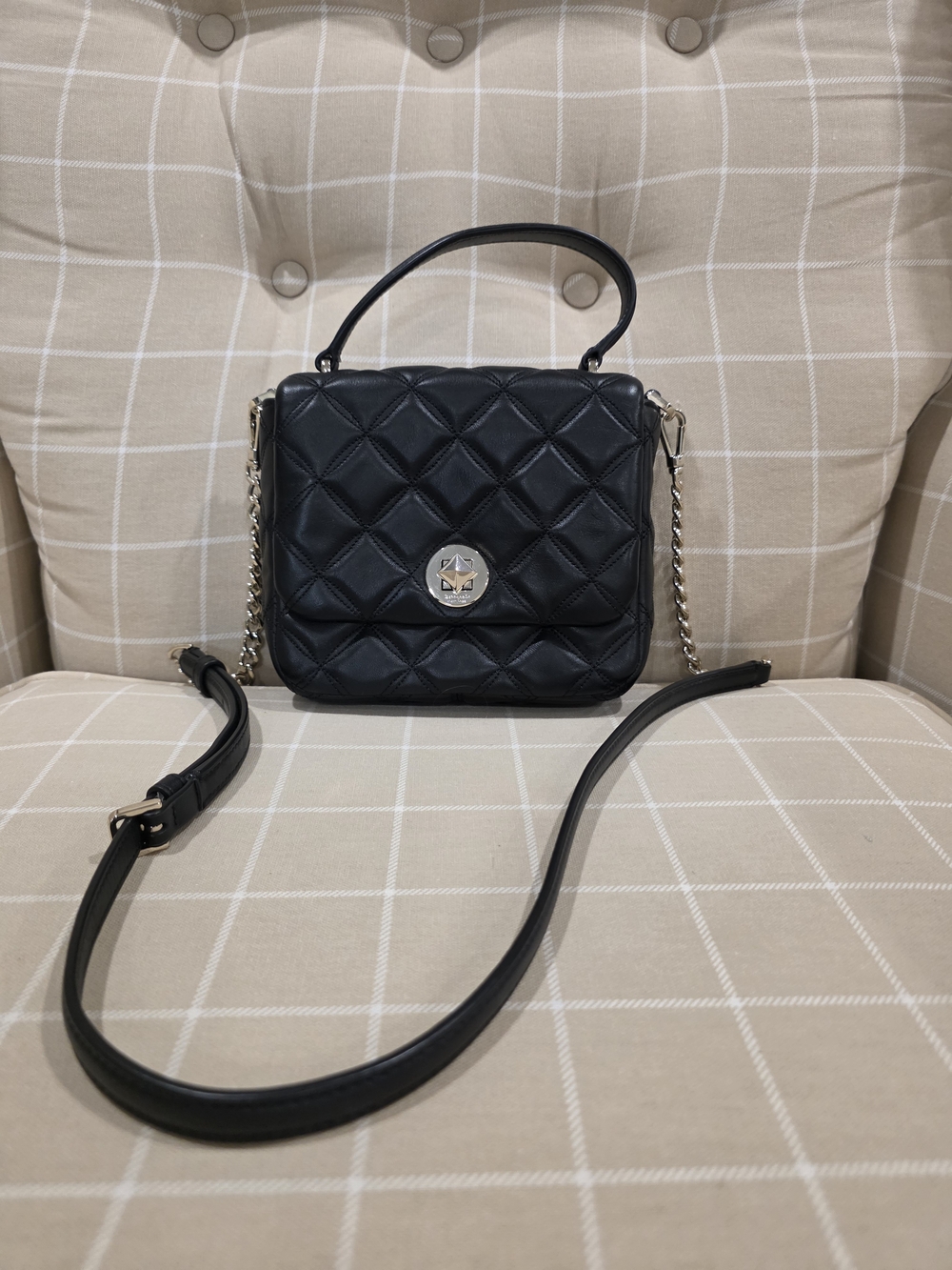 kate spade - NWOT Quilted Crossbody with Top Handle